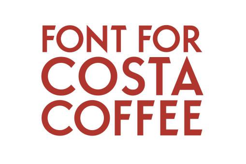 Costa Coffee font